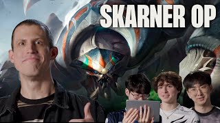 Will Skarner be OP LCS Junglers react to the Skarner VGU [upl. by Roer590]