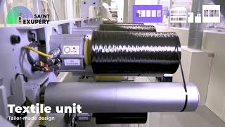 Thermoplastic Impregnation Line  JEC World 2019 [upl. by Ahsiugal]