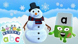 officialalphablocks Winter is Coming 🎄 ❄️ ⛄️  Winter  Phonics [upl. by Mellitz]