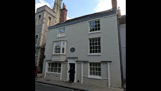 Jane Austen’s last residence at 8 College Street Winchester Between a bookshop and a College [upl. by Afra]