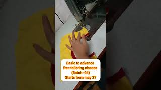 basic to advance free tailoring classes batch 04 [upl. by Nickles]