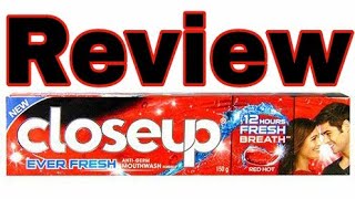 Close Up Toothpaste Review [upl. by Theurer913]