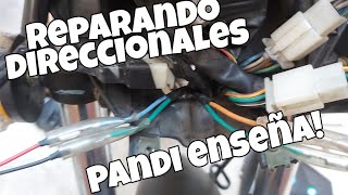 YoMeQuedoEnCasa TUTORIAL Como arreglar tus direccionales fácil y rápido motos chinas de trabajo [upl. by Schaffer]