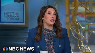 Ronna McDaniel says there was ‘tension’ between RNC and Trump campaign over debates Full interview [upl. by Ardien]