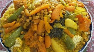 Moroccan Couscous with Vegetables and beef [upl. by Farlay12]