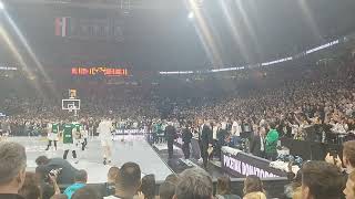 Partizan  Panathinaikos Ulazak Željka uz Crne kose [upl. by Paten899]