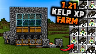 Simple 121 Kelp XP Farm in Minecraft Bedrock MCPEXboxPSSwitchPC‏ [upl. by Arline]