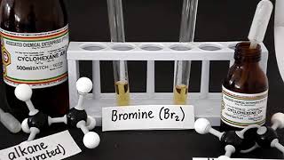 Saturated and unsaturated hydrocarbons reaction with bromine [upl. by Arella]