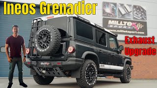 Ineos Grenadier with Milltek Sport Performance Exhaust System Sound [upl. by Dazhahs]