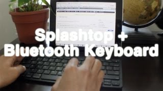 How to work remotely using your iPad Splashtop amp Bluetooth keyboard [upl. by Lora]