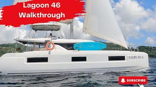 2021 Lagoon 46 Catamaran full Walkthrough with Commentary [upl. by Derrik483]