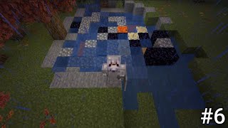 Relaxing Modded Minecraft Survival 6 I Tried To make a nether portal it didnt work out [upl. by Vergos682]