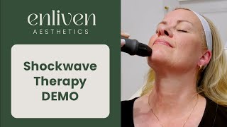 Shockwave Therapy DEMO  Chin Scar Treatment [upl. by Aniale]