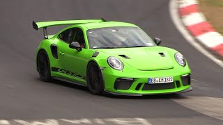 Porsche 9912 GT3 RS  Exhaust SOUNDS on the Nurburgring [upl. by Iluj167]