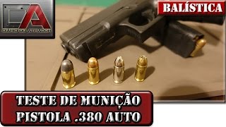 Qual a Melhor Munição 380  Teste Prático [upl. by Almeda]