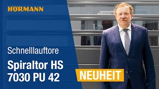 Mit dem Spiraltor HS 7030 PU 42 Arbeitsabläufe optimieren amp Kosten senken  Hörmann [upl. by Lardner]