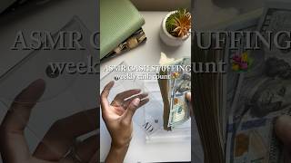 CASH STUFFING ASMR ♡ cashbudgeter cashstuffingenvelopes cashenvelopessystem [upl. by Dexter273]