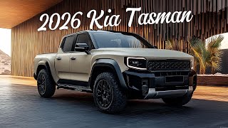 2026 Kia Tasman Pickup Truck Review  A Rugged and Stylish MidSize Contender [upl. by Goodyear789]