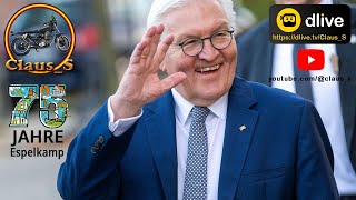 Steinmeier kommt in Espelkamp an [upl. by Naujed]