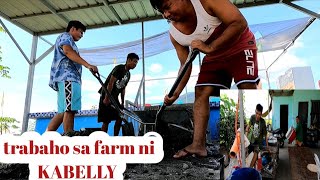 ang pag tulong nang team kaigan sa trabaho sa farm ni KABELLY [upl. by Noswal]