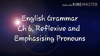 Class 5 English Grammar Ch 6 Reflexive and Emphasising Pronouns [upl. by Capps284]