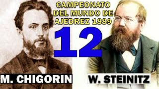 ♟LA MAGIA DE LA ESTRATEGIA STEINITZ DESLUMBRA EN LA DUODÉCIMA PARTIDA DEL MUNDIAL 1889 [upl. by Lorou]