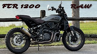 INDIAN FTR 1200  SampS EXHAUST SOUND ONLY  RAW POV 4K [upl. by Satterlee586]