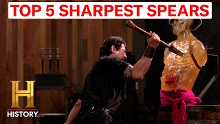 Forged in Fire TOP 5 DEADLY SPEARS OF ALL TIME [upl. by Marcin]