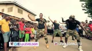 Shatta Wale Ft Sarkodie Dancehall Commando Official Dance Video By Level 5 [upl. by Onitsuj]