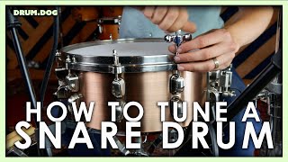 How to Tune a Snare Drum  Drum Tuning Basics [upl. by Billen971]