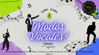 Modos Vocales  CMusic [upl. by Tamarra]