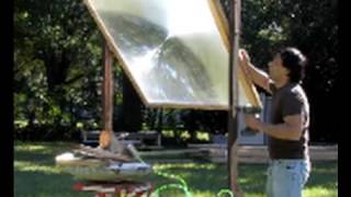 FRESNEL LENS SOLAR HOT WATER Heat Solar Pool Heater Solar Swimming Pool greenpowerscience [upl. by Adiasteb768]