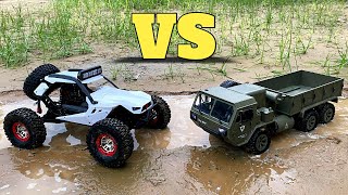 Wltoys 12429 vs RC Military Truck 6x6  RC Car 4x4 High Speed  Wltoys RC Car [upl. by Greerson]