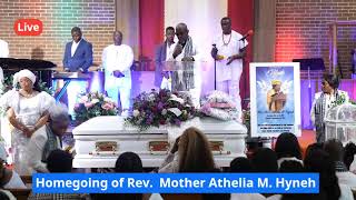 Homegoing for Mother Athelia M Hyneh [upl. by Renelle]