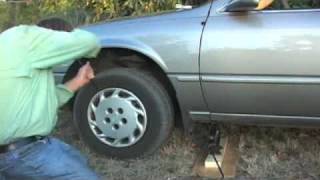 How To Very Unprofessional Back Yard Brake Job 1999 Toyota Camry [upl. by Amato]