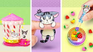 Easy craft ideas miniature craft Paper craft how to make DIYschool projectTiny DIY Craft [upl. by Arelus]