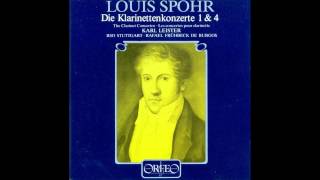 Louis Spohr  Clarinet Concerto No4 Karl Leister [upl. by Sirovart644]