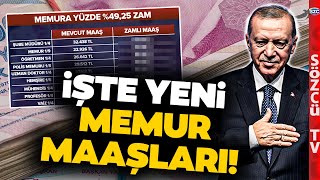 Meslek Meslek Memur Zammı Tablosu En Düşük Memur Maaşı Ne Kadar Oldu [upl. by Demha]