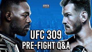 UFC 309 Jones vs Miocic LIVE Peoples PreFight Show  MMA Fighting [upl. by Ellerahc845]