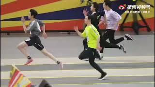 【张嘉元】211216 Supernovae Games 50m race Zhang Jiayuan FanCam [upl. by Olmstead]