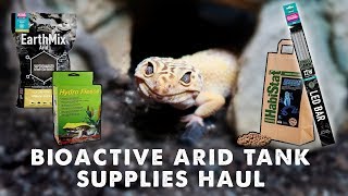 Leopard Gecko Bioactive Tank Supplies 🌵 [upl. by Anidem]