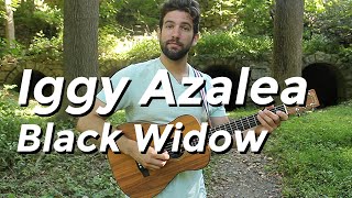 Iggy Azalea  Black Widow Guitar Tutorial by Shawn Parrotte [upl. by Eseekram]