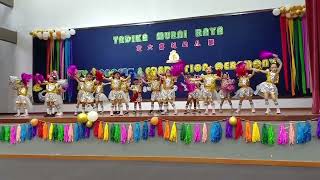 Ooh Eeh Ooh Ah Aah Ting Tang Walla Walla Bing Bang Dance Performance By Tadika Murni Raya [upl. by Magbie]