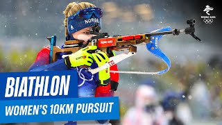 Biathlon  Womens 10km Pursuit  Full Replay  Beijing2022 [upl. by Amarillas]