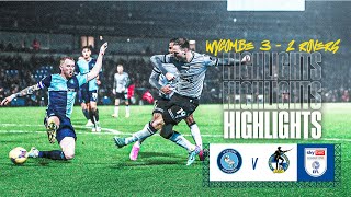 Match Highlights  Wycombe Wanderers 32 Rovers [upl. by Fredrick]