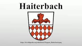 Haiterbach [upl. by Letsou]