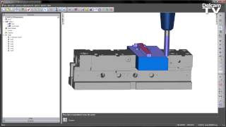 3D Automatic Clamp Avoidance  FeatureCAM 2014 [upl. by Ozkum]