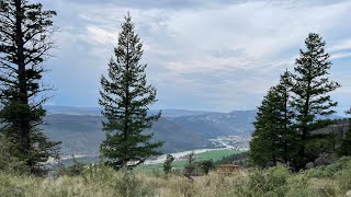 Chilcotin River landslide  Diminishing reservoir while ascending the valley [upl. by Ninehc]