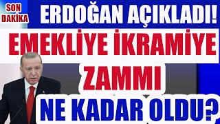 Son Dakika Erdoğan Açıkladı Emekliye İkramiye Zammı Ne Kadar Oldu [upl. by Oisor357]