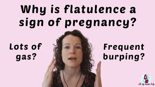 Early Pregnancy Symptoms Gas  Feeling bloated  Burping [upl. by Catherina195]